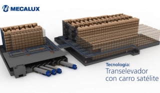 Transelevador para palets de doble profundidad Transelevador para palets de doble profundidad