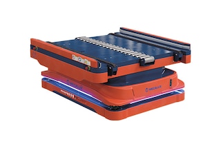 El AMR 1500 con transportador ha sido desarrollado para el transporte interno de paletas